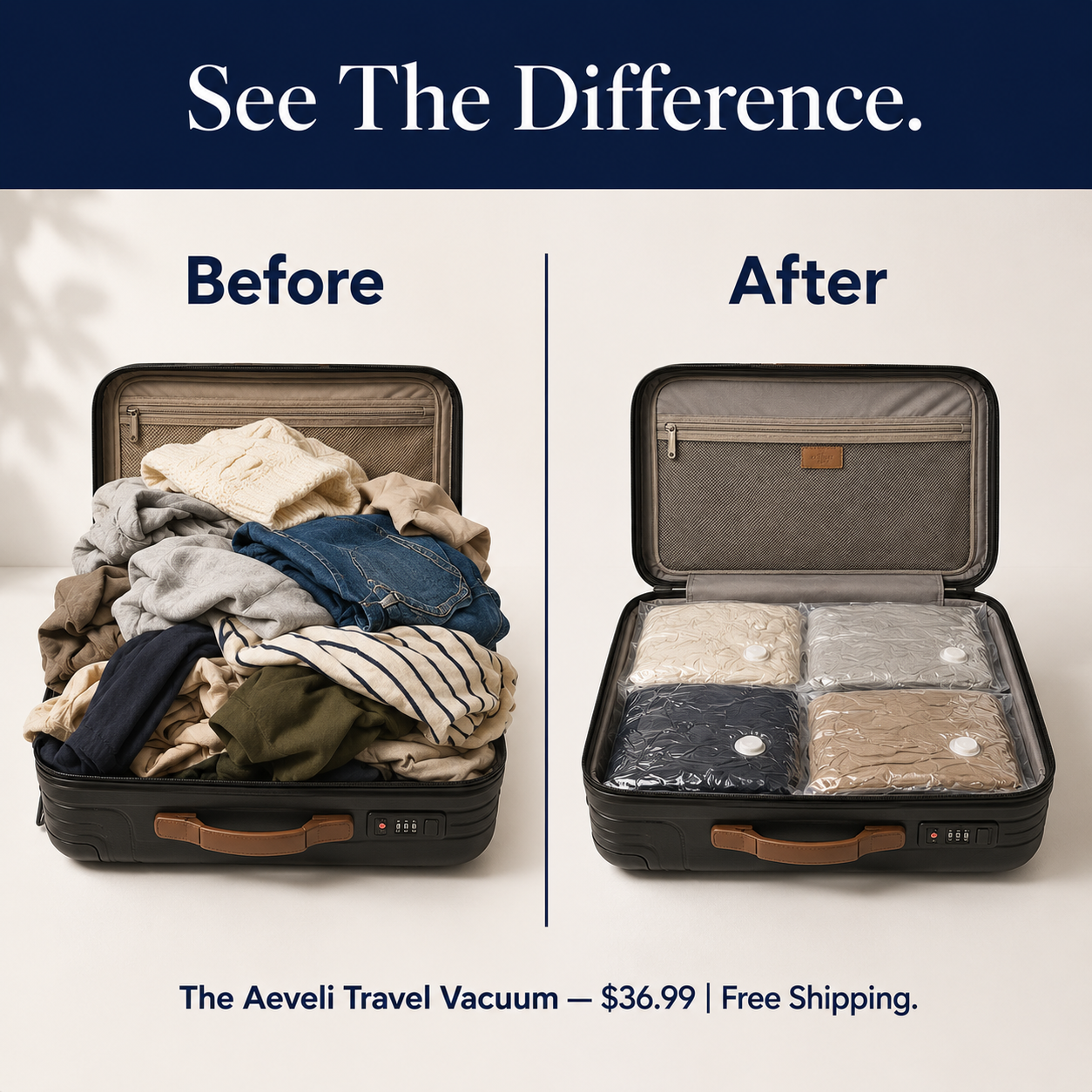 Aeveli Travel Vacuum